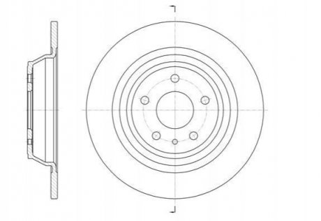 Тормозной диск Ford Mondeo ROADHOUSE 61606.00