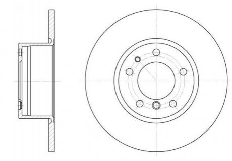 Тормозной диск BMW E34 ROADHOUSE 6347.00