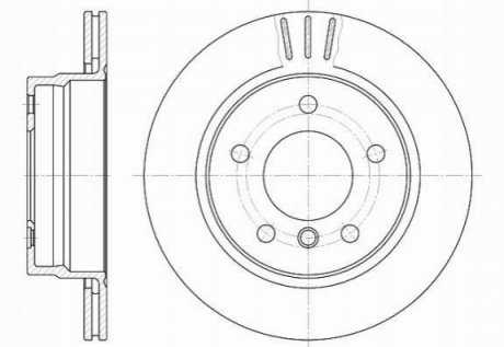 Купить Тормозной диск BMW E36, E46 ROADHOUSE 6458.10 (фото1) подбор по VIN коду, цена 1845 грн.