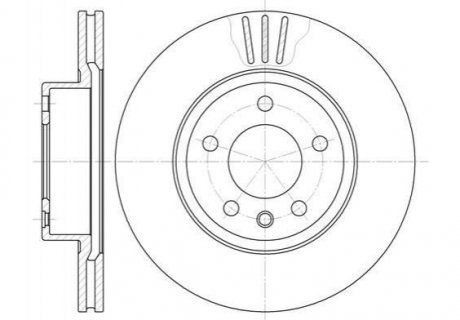 Тормозной диск Opel Omega ROADHOUSE 6490.10