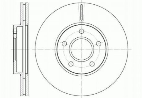 Тормозной диск Ford Transit, Connect ROADHOUSE 6662.10