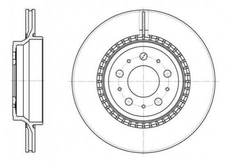 Тормозной диск Volvo XC90 ROADHOUSE 6777.10