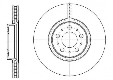 Тормозной диск Volvo XC90 ROADHOUSE 6866.10