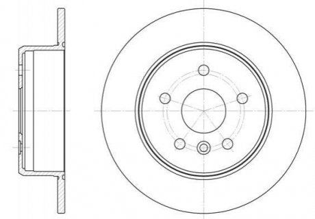 Тормозной диск Toyota Camry, Lexus ES, RX, Toyota Highlander ROADHOUSE 6914.00