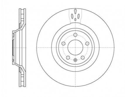 Тормозной диск Audi A6 ROADHOUSE 6942.10