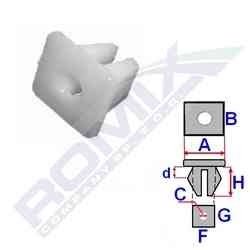 Пістон автомобільний ROMIX rx b17058