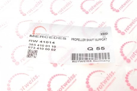 Купить Подшипник подвесной MB Atego (d=55mm) ROTWEISS rw41014 (фото1) подбор по VIN коду, цена 2218 грн.