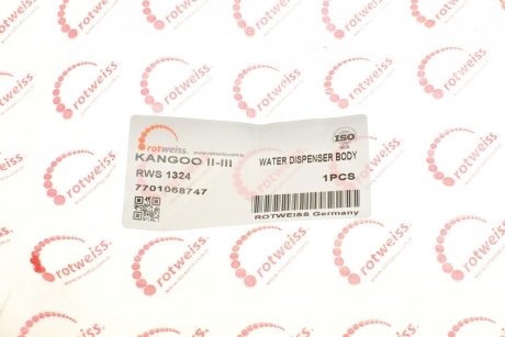 Купить Бачок омывателя Renault Kangoo ROTWEISS rws1324 (фото1) подбор по VIN коду, цена 560 грн.