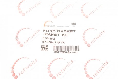 Купить Прокладка радиатора масляного Ford Transit 2.2-2.4TDCi 06- (Комплект) Ford Transit ROTWEISS rws1805 (фото1) подбор по VIN коду, цена 187 грн.