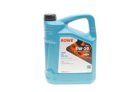 Олива 5W20 HIGHTEC SYNT HC ECO-FO (5L) (WSS-M2C948-B/STJLR.03.5004) (ACEA C5) (API SN) Rowe 20206-0050-99