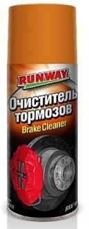 Купити 0.5л BRAKE CLEANER Очисник гальм (аерозоль) RUNWAY rw6121 (фото1) підбір по VIN коду, ціна 201 грн.
