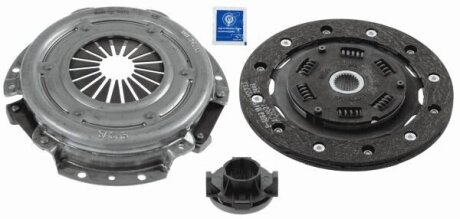 Купить Комплект зчеплення Renault Clio 1.2 90-98 (d=180mm) (+вижимний) SACHS 3000 822 801 (фото1) подбор по VIN коду, цена 3386 грн.