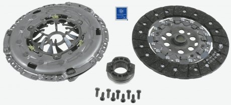 Купити Комплект зчеплення Seat Leon, Volkswagen Golf, Skoda Superb, Audi A3, Volkswagen Touran, Caddy, Seat Altea, Skoda Octavia, Seat Toledo, Volkswagen Passat, Jetta SACHS 3000 951 120 (фото1) підбір по VIN коду, ціна 9605 грн.