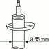 Купить Амортизатор підвіски Seat Leon, Audi A3, Skoda Yeti SACHS 311852 (фото1) подбор по VIN коду, цена 3419 грн.
