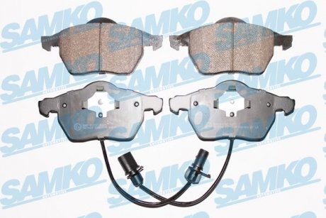 Купить Колодки тормозные Volkswagen Passat, Audi A6, A4, Skoda Superb SAMKO 5SP1119 (фото1) подбор по VIN коду, цена 959 грн.