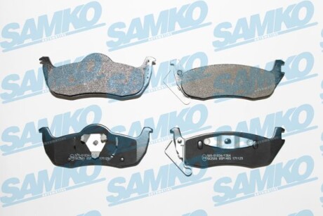 Колодки тормозные SAMKO 5SP1405