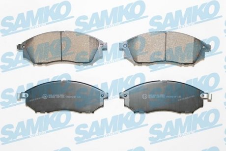 Купить Колодки тормозные Nissan Navara, Murano, Qashqai, Pathfinder, Renault Koleos SAMKO 5SP1406 (фото1) подбор по VIN коду, цена 978 грн.