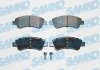 Купити Колодки передні Peugeot Partner, 208, 206, Citroen Berlingo, Peugeot 307, 207, Citroen C-Elysee, Peugeot 2008, Citroen C4, C3, Opel Crossland X SAMKO 5SP802 (фото1) підбір по VIN коду, ціна 575 грн.