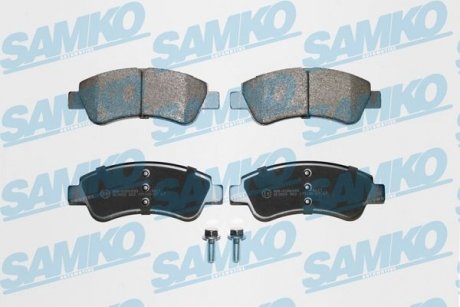 Купить Колодки передние Peugeot Partner, 208, 206, Citroen Berlingo, Peugeot 307, 207, Citroen C-Elysee, Peugeot 2008, Citroen C4, C3, Opel Crossland X SAMKO 5SP802 (фото1) подбор по VIN коду, цена 575 грн.