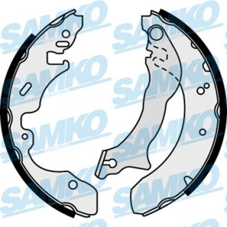 Купити Колодки гальмівні Ford Mondeo SAMKO 87390 (фото1) підбір по VIN коду, ціна 734 грн.