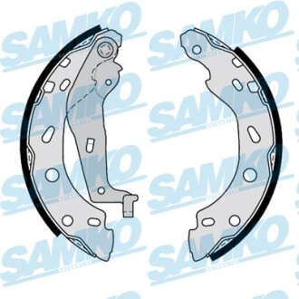 Колодки зад. (бараб.) 0.6/0.7/1.0I/0.8CDI Smart Roadster, Fortwo SAMKO 87750