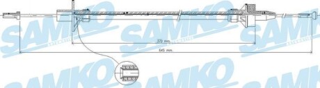 Трос зчеплення SAMKO c0086C