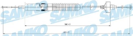 Трос зчеплення SAMKO c0266C