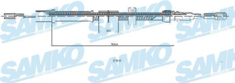 Трос зчеплення SAMKO c0455B