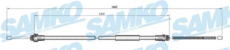 Трос зчеплення SAMKO c0611B