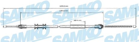 Трос зчеплення SAMKO c0700B