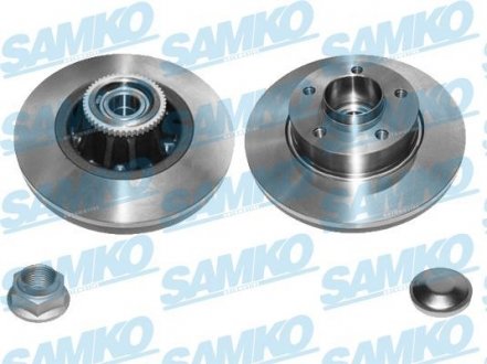 Диск тормозной SAMKO r1020PCA