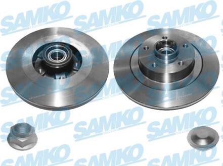 Диск гальмівний SAMKO r1032PCA