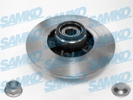 Диск тормозной SAMKO r1033PCA