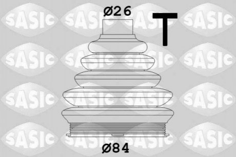 Ремонтный комплект пыльника шруса с элементами монтажа Citroen C4, DS3, C3 SASIC 1900016