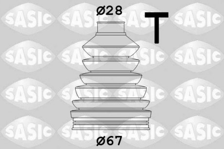 Пыльник шруса внутренний VW Caddy III/IV/T5/T6 1.6-2.0 TDI/1.2-2.0 TSI 04- (29x67x100) SASIC 1906023