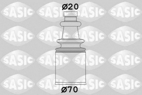 Ремонтный комплект пыльника шруса с элементами монтажа SASIC 2873693