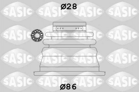 Ремонтный комплект пыльника шруса с элементами монтажа SASIC 4003464