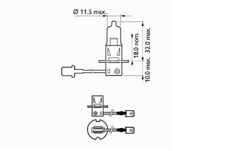 H3 Basic 12V 55W PK22s SCT / Mannol 202723