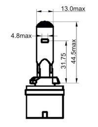 H27 W1 White 12V 27W PG 13 SCT / Mannol 203010