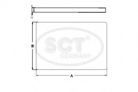 Фильтр салона SKODA Superb I (3U) 2.0 (01-08) (SA 1106) SCT SCT / Mannol sa1106