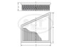 Купити Фільтр повітряний Fluence, Megane III, Scenic III 2008- (SB 2209) SCT SCT / Mannol sb2209 (фото3) підбір по VIN коду, ціна 382 грн.