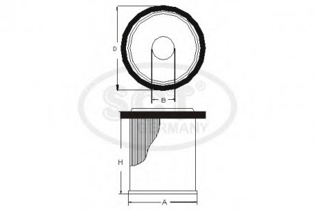 Купити Фільтр паливний VW Tiguan 2.0 TDI (2007-) (SC 7069 P) Volkswagen Passat, Sharan, Audi Q3, Volkswagen Tiguan, CC SCT / Mannol sc7069p (фото1) підбір по VIN коду, ціна 418 грн.