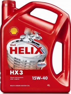 Моторне масло Helix HX3 15W-40 (4 л) SHELL 550039926