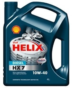 Моторне масло Helix HX7 Diesel 10W-40 (4 л) SHELL 550040425