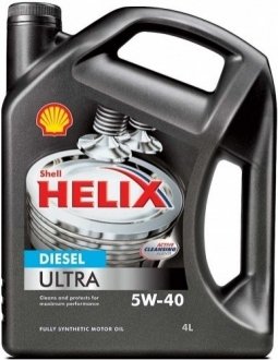 Моторне масло Helix Diesel Ultra 5W-40 (4 л) SHELL 550040549