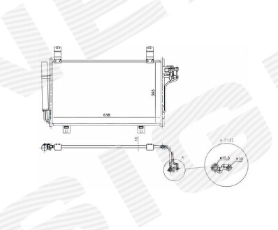 Радиатор кондиционера MAZDA CX-5, 12 - 17 Mazda CX-5 Signeda rc940326