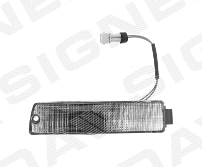 Показник повороту в бампері VW GOLF I, 76 - 83 Signeda zvw1607c(k)l