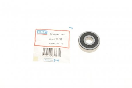 Подшипник шариковый d>30 SKF 6200-2RSH/C3