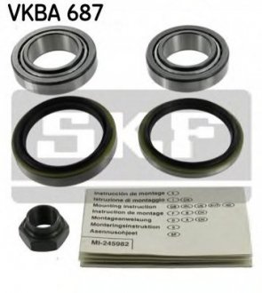 FORD Подшипник передн.ступ.Escort 80-90 SKF vkba 687