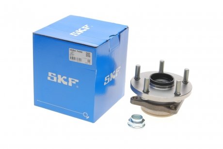 Подшипник предназначен для монтажа на ступицу, роликовый, с элементами монтажа. Subaru Impreza SKF vkba7495